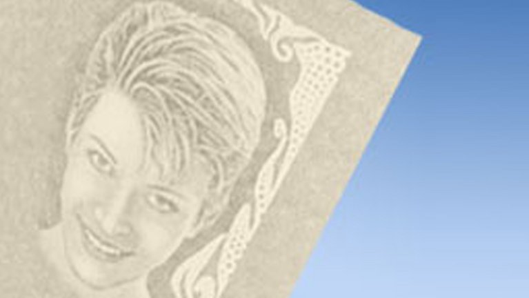 Pixel watermark with high contrast and extra eye-catching effects