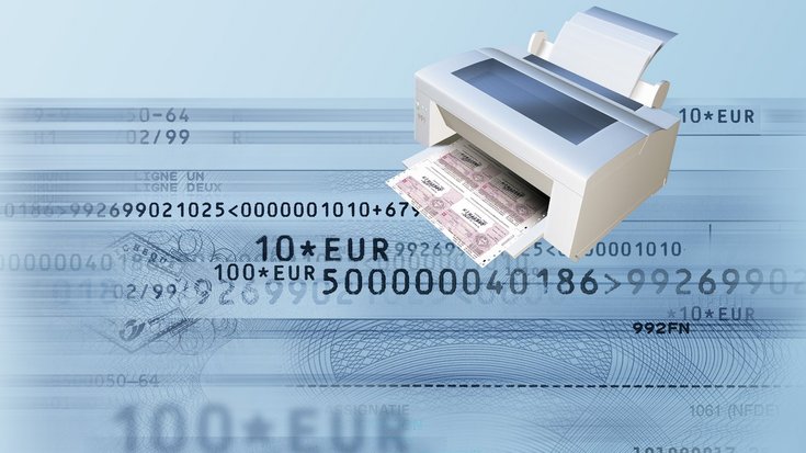 A printer that prints on high-security paper