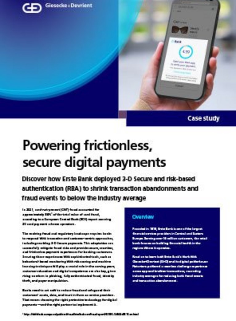 Cover of Case Study: 3D-Secure Erste-Bank