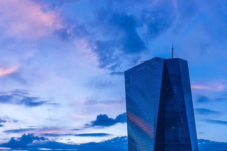 Skyline of the European Central Bank