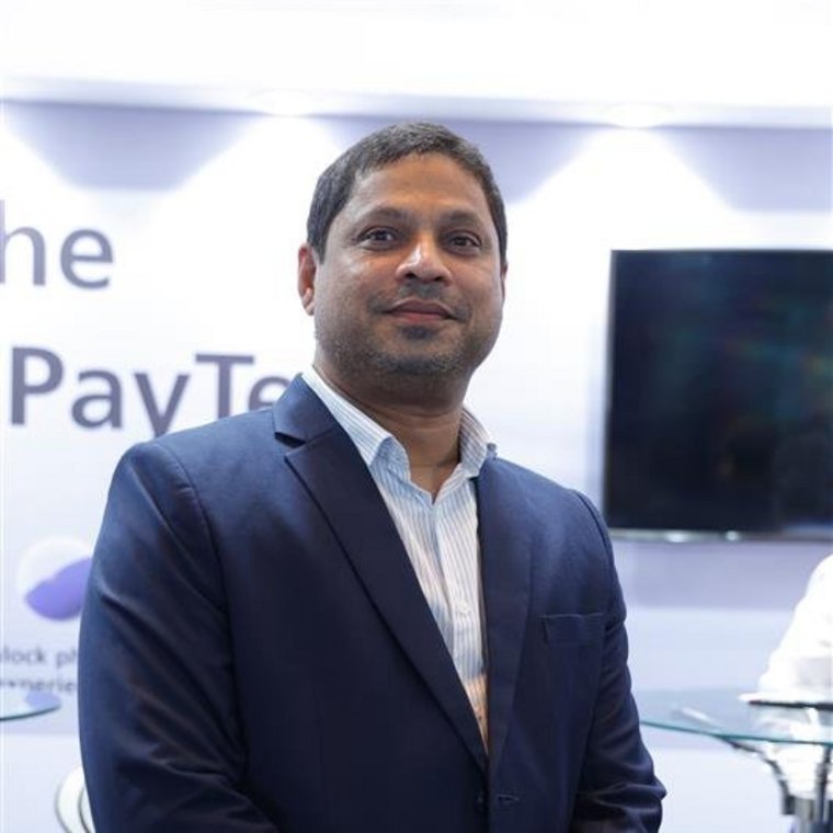 Portrait of Naresh Rao, VP and Sales Head Issuance Product, G+D India, smiling into the camera.