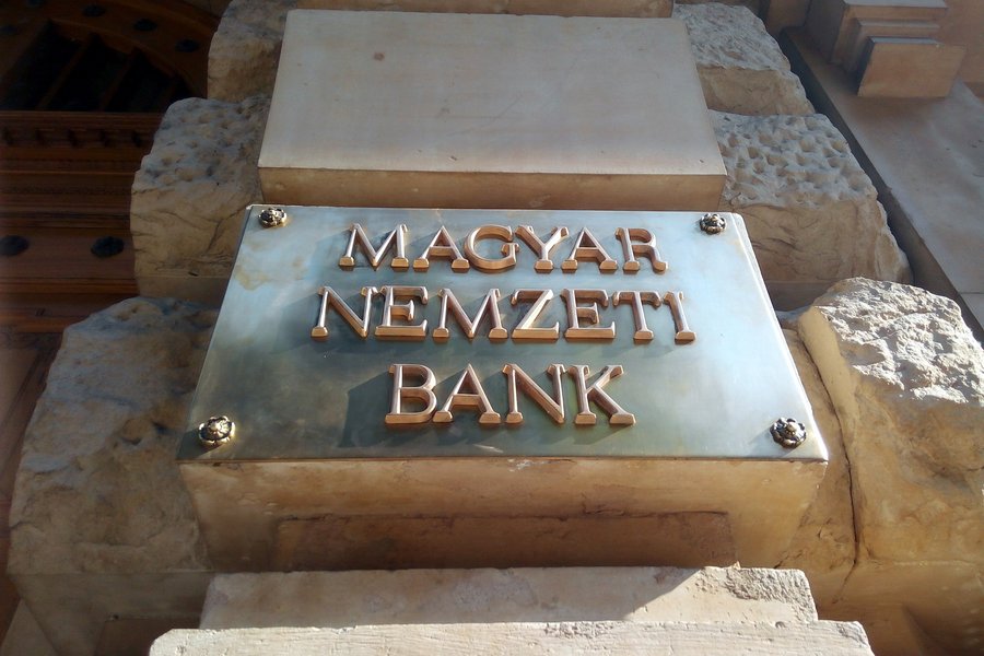 Plate of the Magyar Nemzeti Bank