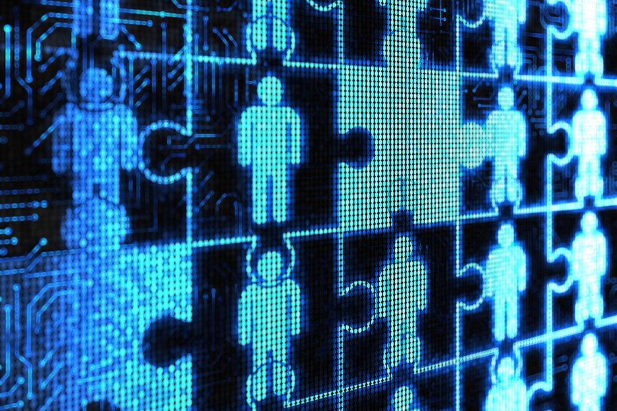 Illustration of an abstract puzzle