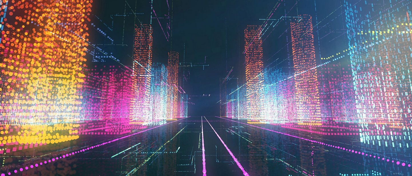 Digital city symbolizes cybersecurity vulnerabilities