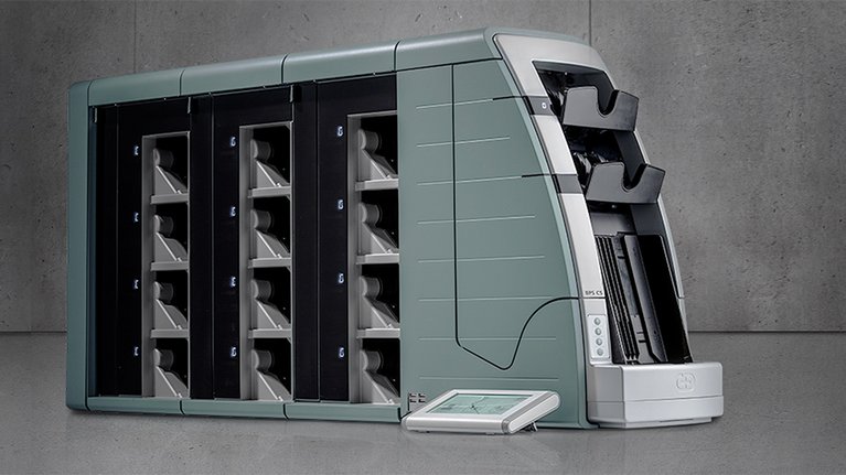 Banknote processing system BPS® C5, which precisely fulfills banknote processing requirements, with outstanding efficiency, flexibility, and user-friendliness.