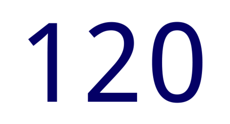 image of number "120"