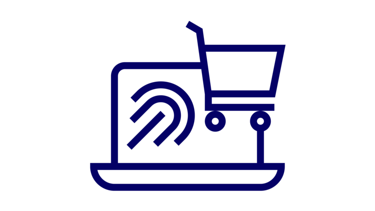 Icon for secure checkout process