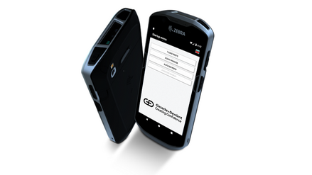 A mobile device with a G+D application