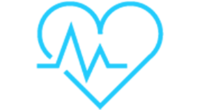 icon of heart with heart rate