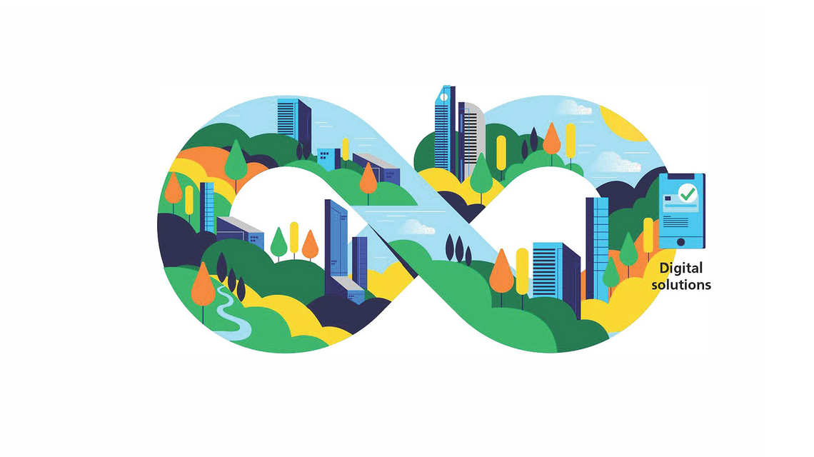 Infographic about sustainable payment journey