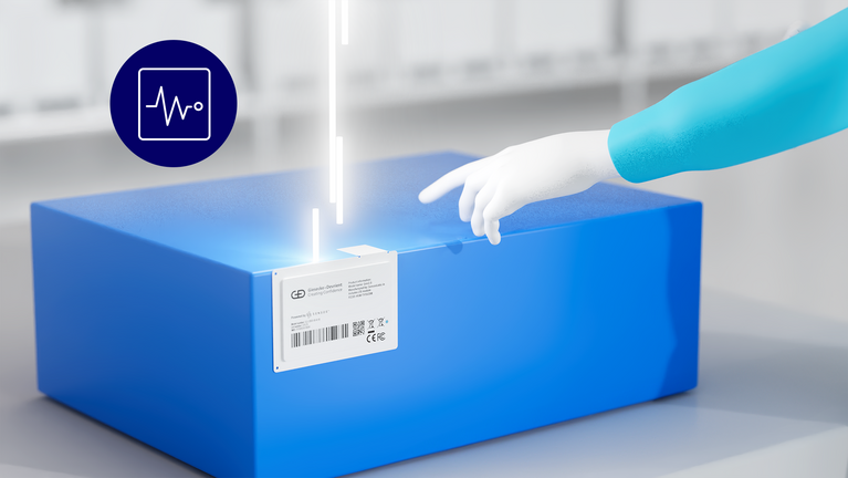 Package with Smart Label and Smart Icon