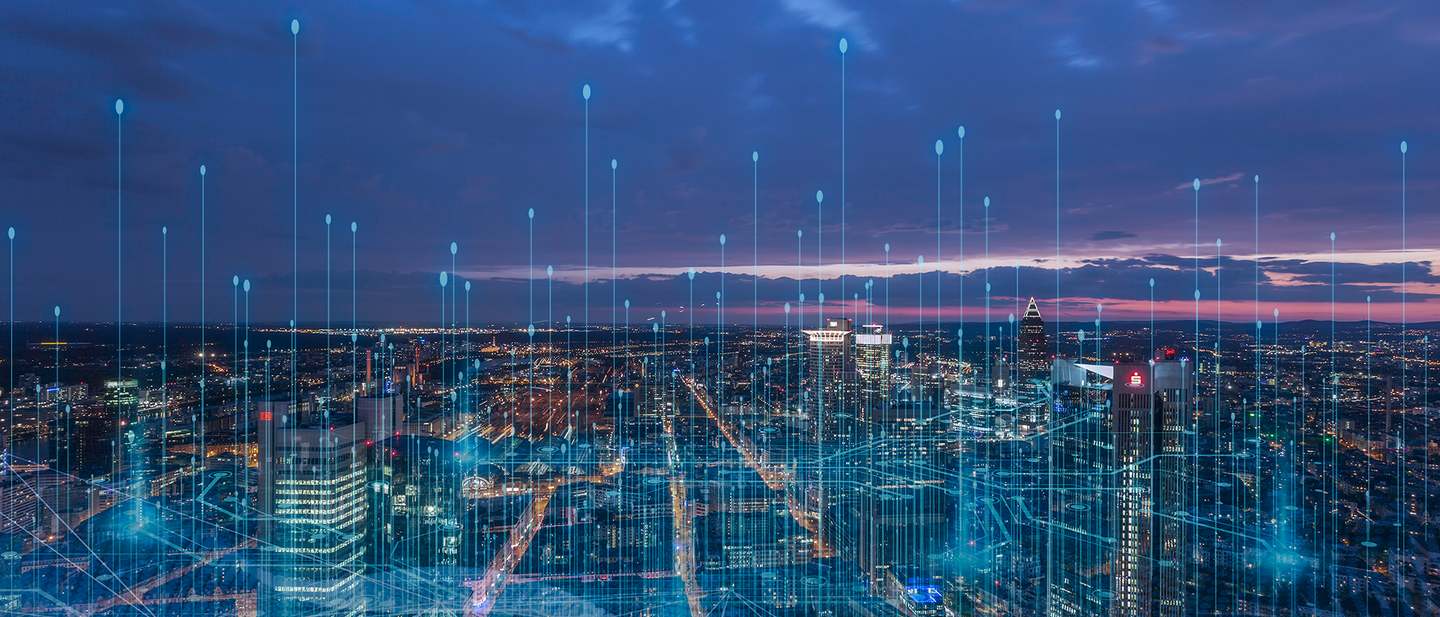 Woman with a digital touchpad