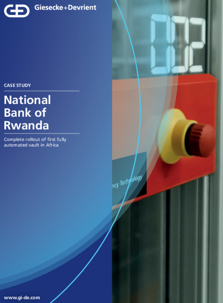 Cover of case study on fully-automated vault in Rwanda