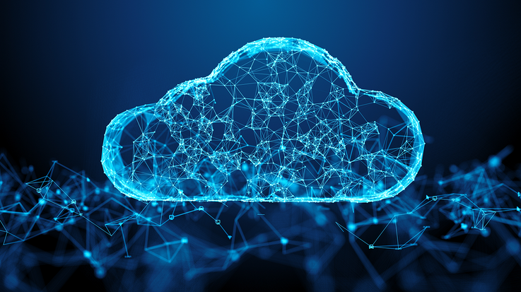 Virtual network in form of a cloud
